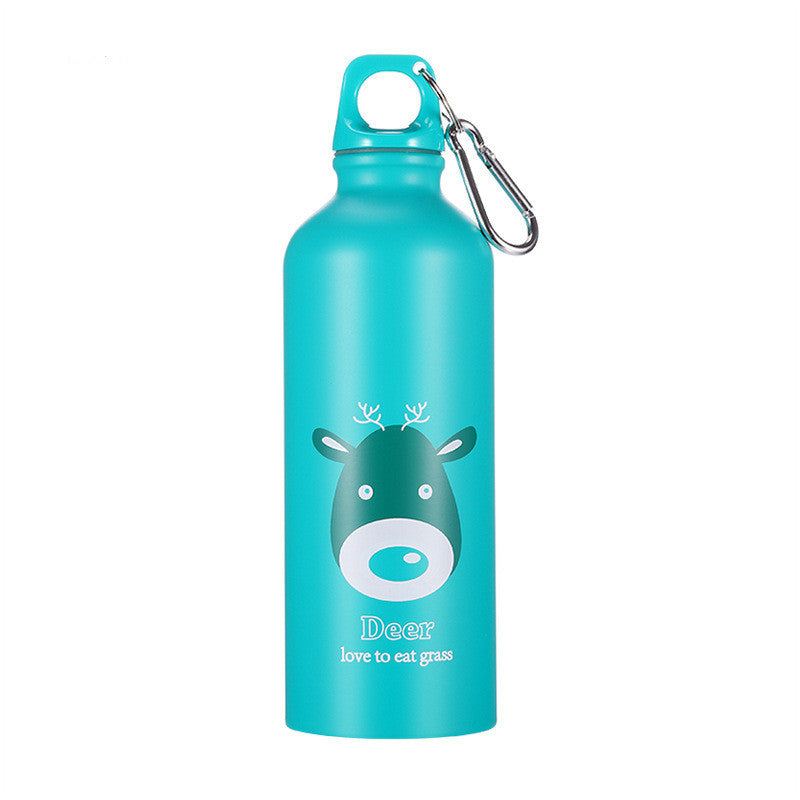 Stainless Steel Sports Bottle 500ml Outdoor Sports Water Cup For Children